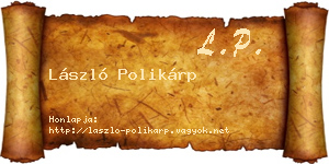 László Polikárp névjegykártya